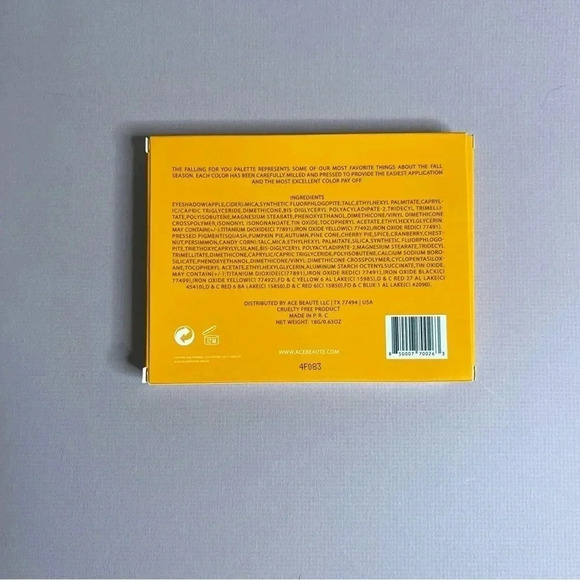 Ace Beaute Falling for you Eyeshadow Pallette NIB - Picture 4 of 4